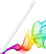 Resim Fuchsia Ipad 12.9 (6.nesil) Uyumlu Palm Rejection Dokunmatik Kalem Active Stylus Özel Yazı Çizim Kalemi 