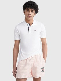 Resim Tommy Hilfiger Tommy Hılfıger Erkek T-shırt Dm0dm15370-ybr Beyaz 