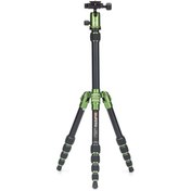 Resim Benro Mefoto A0350Q0G Backpacker Travel Tripod Kit (Green) 