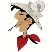 Resim OTOCOMFORT Çizgi Film Karakteri Vantuzlu Pleksi Cam Süsü Red Kit 