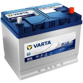 Resim Varta Blue Dynamic N72 Star-Stop 12 V 72 Ah 760 CCA Akü 