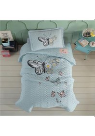 Resim Clasy Ranforce Yatak Örtüsü Tek Kişilik Daisy Love V1 Mint 