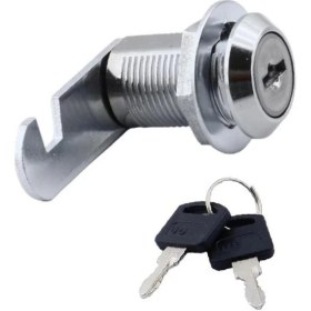 Resim Zhltools Dolap Çekmece Kilidi Mandallı Çekmece Kilidi 2 Anahtarlı Mobilya Dolap Kilit 