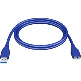 Resim Derwell 1 Metre USB 3.0 HDD Harddisk Kablosu Yüksek Hiz USB 3.0 Tip A Mikro B Kablo Hızlı Veri Aktarma Kablosu 1mt 