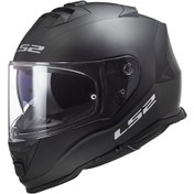 Resim Ls2 Storm 2 Full Face Motosiklet Kaskı Mat Siyah 