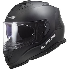 Resim Ls2 Storm 2 Full Face Motosiklet Kaskı Mat Siyah 