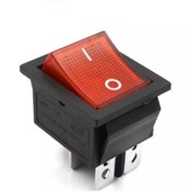 Resim Maroces Ic-104 Geniş Kırmızı Işıklı Anahtar On-off 4p 