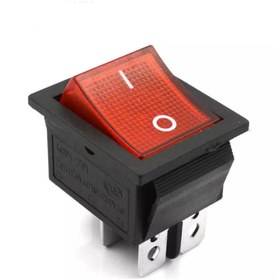 Resim Maroces Ic-104 Geniş Kırmızı Işıklı Anahtar On-off 4p 