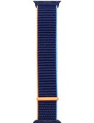 Resim iOS Uyumlu Watch Serisi 7 41mm / 6-se-5-4 40mm / 3-2-1 38mm Mutural Naylon Saat Kordonu 