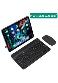Resim Tablet Telefon İçin Kare Tuş Bluetooth Klavye Mouse - Fc760 Beyaz 
