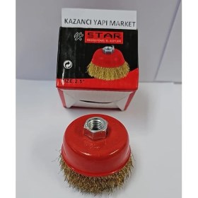 Resim Star Saçaklıçanak Tel Fırça 2.5 Inç (63,5mm) 