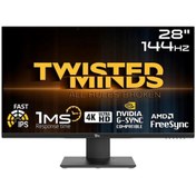 Resim TWISTED MINDS 28 TM28EUI UHD 4K 144Hz 1MS HDMI DP GSYNC PS/XBOX RGB IPS GAMİNG MONİTÖR 