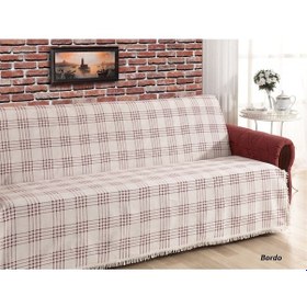 Resim Buldan Pamuklu Kolsuz Koltuk-Çekyat Örtüsü (3+3) 