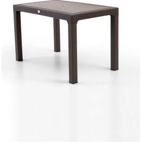 Resim Rattan 75x125 Cm Masa Kahve Kahve 