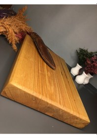 Resim Kayın Ağacı Kesme Tahtası Tek Parça- Küçük Boy 