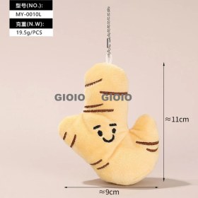 Resim Silver1 Yeni Yumurta Bebek Parti Peluş Oyuncaklar Çanta Çekicilik Bebek Bebek Pratik Bebek Anahtarlık (Yurt Dışından) 