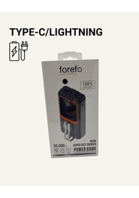 Resim 20000 Mah Taşınabilir Powerbank Çok Kablolu Hızlı Şarj Destekli 22.5w renkli 