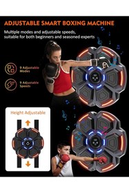 Resim Epilons Bluetooth Hoparlör Özellikli Duvar Boks Makinesı 9 Mod Seviye Ayarlı Müzikli Boks Makinesı 