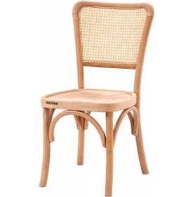 Resim Masifart Fauste Hasırlı Lüks Tonet Sandalye Cilasız Ham Ham 