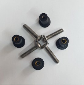 Resim Yamaha N Max Uyumlu 5mm Cam Siperlik Kağuçuklu Somun 