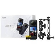 Resim Insta360 X3 360 Kamera Motorcycle Kit - Insta360 128 GB Micro SD 