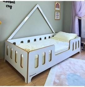 Resim Markaawm Grozny Montessori Yatak Mdf Bebek Ve Çocuk Karyola Akçaağaç 
