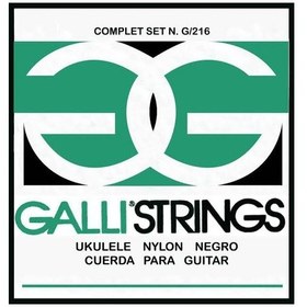 Resim Galli G216B Black Nylon Profesyonel Ukulele Teli-İtalyan Üretim 