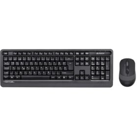 Resim A4 Tech Fg1010F 2.4G Gri F Klavye Fn-Mm Klv+Optik Mouse Kablosuz Set 