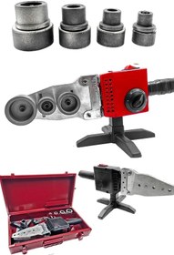 Resim MoonTech Profesyonel Çift Residanslı 1900 Watt Isı Ayarlı Pprc Büyük Plastik Boru Kaynak Makinesi... 