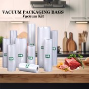 Resim 1 Rulo Vakumlu Mühürleme Makinesi Saklama Torbası, Vakumlu film torba, BPA içermez, Gıda Koruma, Pişmiş Et, Steak vb. Saklama, Vakumlu Düşük Sıcaklıkta Pişirme Torbası, Ev Mutfak Malzemeleri 