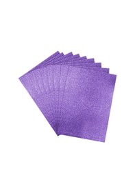 Resim Sanatsal Kağıt 50x70 Eva Tabaka 5'li Simli Lila Kağıt Ürünleri 