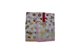 Resim Bandana Çocuk Çiçekli 4 Lü Karışık Desen 