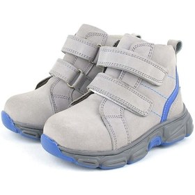 Resim Rakerplus Hakiki Deri Gri Cırtlı Spor Erkek Çocuk Bot Gri 
