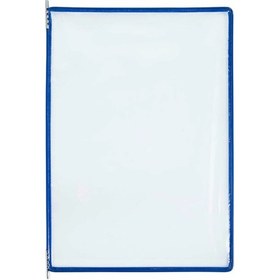 Resim Art Şömiz A4 Mafsallı Mavi Renk Askılı Dosya Taşıyıcı ve Evrak Sunum Ünitesi Pvc 