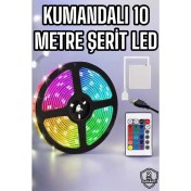 Resim Smart Şerit LED Tv Arkası Renkli Kumandalı 10 Metre 