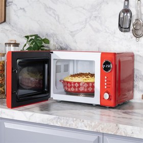 Resim Vestel MD 20 YD Retro Kırmızı Mikrodalga Firin 