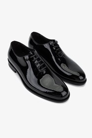 Resim Mario Valentino Erkek Hakiki Deri Siyah Klasik Ayakkabı VLM5976 - 4 