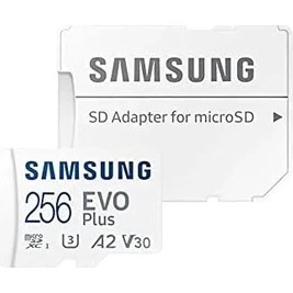 Resim Samsung Evo Plus Microsd Hafıza Kartı 256 GB 