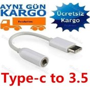 Resim Type C To 3.5Mm Kulaklık Çevirici 4417P Dönüştürücü Adaptör Ses 