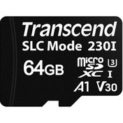 Resim Transcend TS64GUSD230I 64 GB MicroSD Hafıza Kartı 