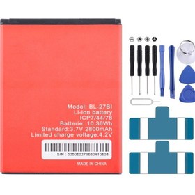 Resim Cbtx Itel S41 A5 Pil Değiştirme Bl-27bı 2800mah İçin 