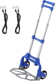 Resim Ebax Katlanır Taşıma Arabası 2 Tekerli 80 Kg 