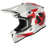 Resim Acerbis ACERBİS LINEAR KASK 2206 GRİ KIRMIZI 