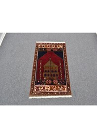 Resim Zehra Abla Halı El Dokuma Seccade Mihraplı Namazlık Ihlara Vadisi Yün Halı 5893 Renkli 