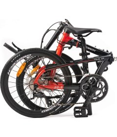 Resim Geotech Fold Up 20.3 18V Hd Katlanır Bisiklet Siyah - Kırmızı 