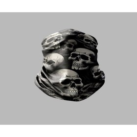 Resim Buffalo Kuru Kafa Tasarımlı Motorcu Buff Maske Outdoor Boyunluk Unisex Bandana 