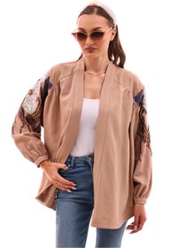 Resim MODAJİN Dadalinakışlı Kimono Vizon 