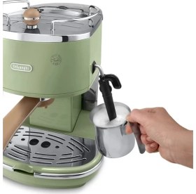 Resim DeLonghi ECOV311.GR Icona Vintage Serisi Espresso ve Cappuccino Makinesi 
