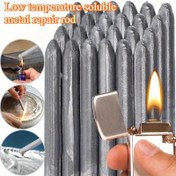 Resim 6/3 Kök (veya 2 Demet) Düşük Sıcaklık Lehim Çubukları - Güçlü Bağlantılar için Verimli Çekirdekli, Bakır, Demir, Alüminyum, Paslanmaz Çelik, PVC ile Uyumlu - DIY, Profesyonel Metal Tamiri, Tesisat, Elektronik İçin İdeal - Başlangıç ve Uzmanlar için Dayanıklı Kaynak Çubukları, Ev Tamirleri, Kolay Kullanım, Sağlam Yapı, DIY Tutkunları, Tesisat Onarımlar, Pürüzsüz Tasarım 