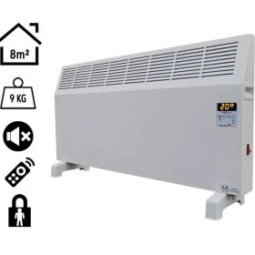 Resim HBK500D Heatbox Konvektör 500W Dijital Elektrikli Isıtıcı 